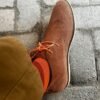 N&G Kelechi Dress Shoe Laces - Burnt Orange