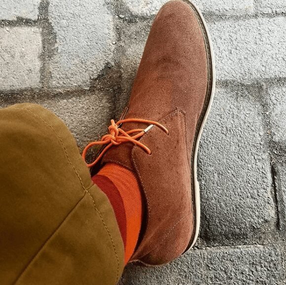 hhhhh N&G Kelechi Dress Shoe Laces - Burnt Orange