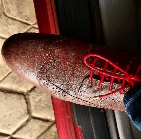 N&G Kesiena Dress Shoe Laces - Red