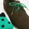 N&G Olisa Dress Shoe Laces - Green