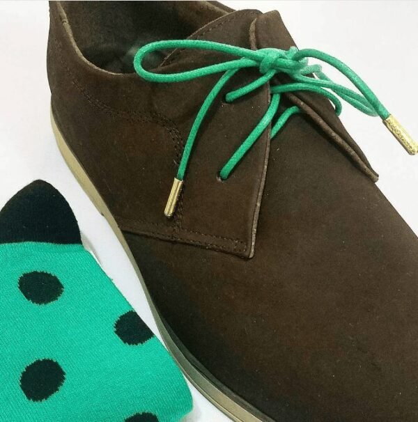 N&G Olisa Dress Shoe Laces - Green