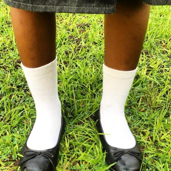 N&G Pack of 3pairs School Socks - White