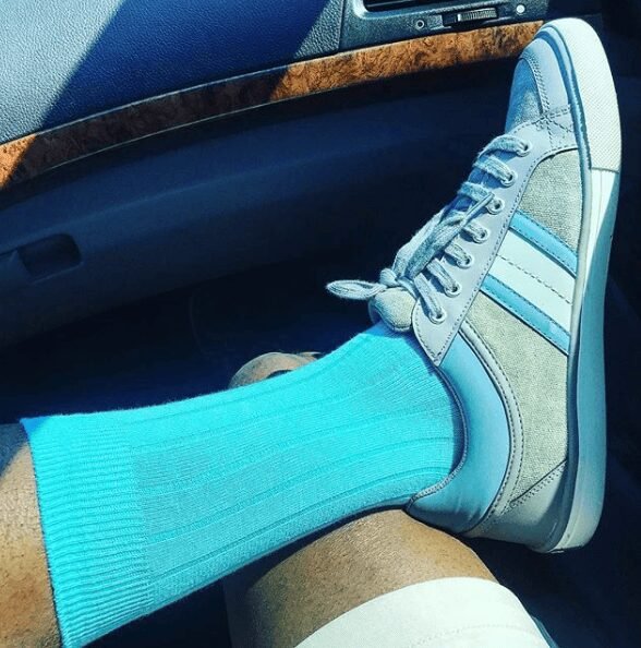 N&G Blue Luxury Socks - Sijuade