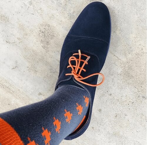 orange laces N&G Kelechi Dress Shoe Laces - Burnt Orange