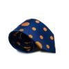 N&G Executive Polka Necktie - Navy Blue and Rust N&G ESSENTIALS BOX - SET 35