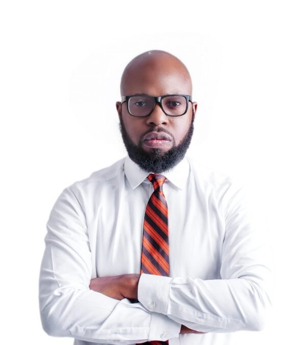 N&G Platinum Necktie - Orange and Brown