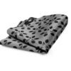 N&G Reversible Platinum Pocket Square - Grey and Black