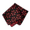 N&G Platinum Pocket Square - Red and Black N&G ESSENTIALS BOX - SET 42