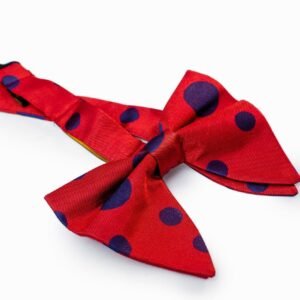 N&G Polka Dot Bow Tie – Red and Blue N&G Polka Dot Bow Tie - Navy Blue and Rust