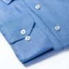 Blue Oxford Button Cuff Shirt