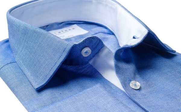 Oxford Blue Shirt - French Cuff 5 - Alfred and Alexa Blue Oxford French Cuff Shirt