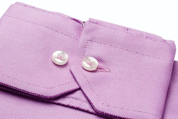Pink Oxford Button Cuff Shirt