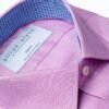 Pink Oxford Button Cuff Shirt
