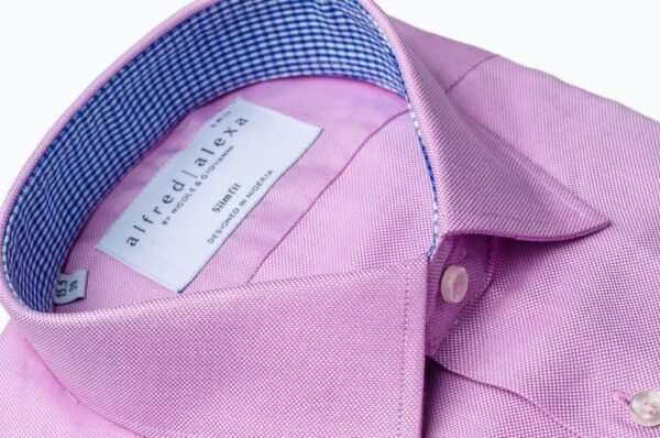 Pink Oxford Button Cuff Shirt