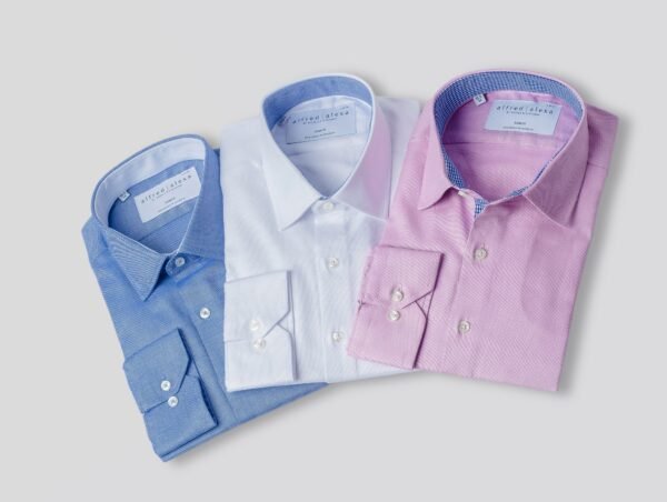 Pink Oxford Button Cuff Shirt