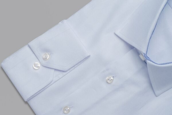 White Oxford Button Cuff Shirt