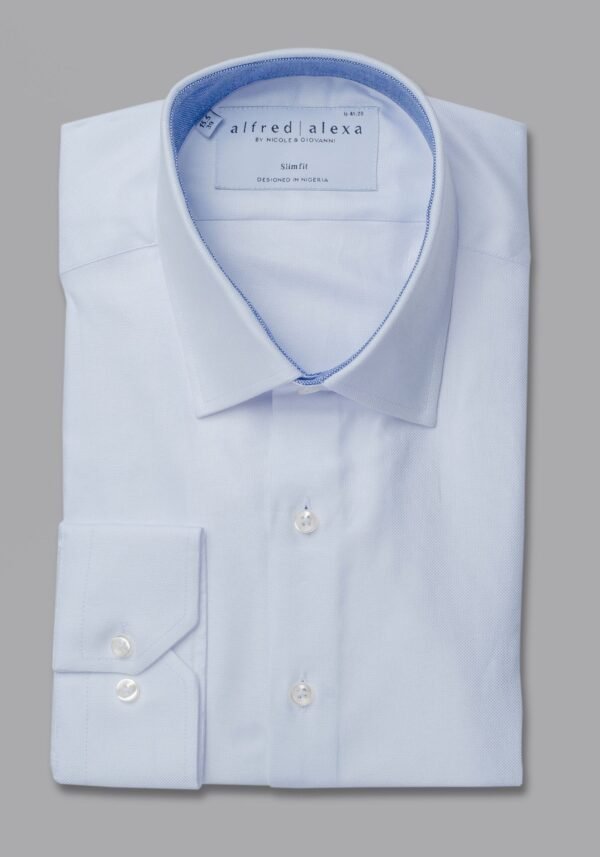 White Oxford Button Cuff Shirt