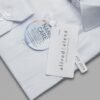 White Nano Shirt - Button - Label 2 - Alfred and Alexa White Nano Button Cuff Shirt