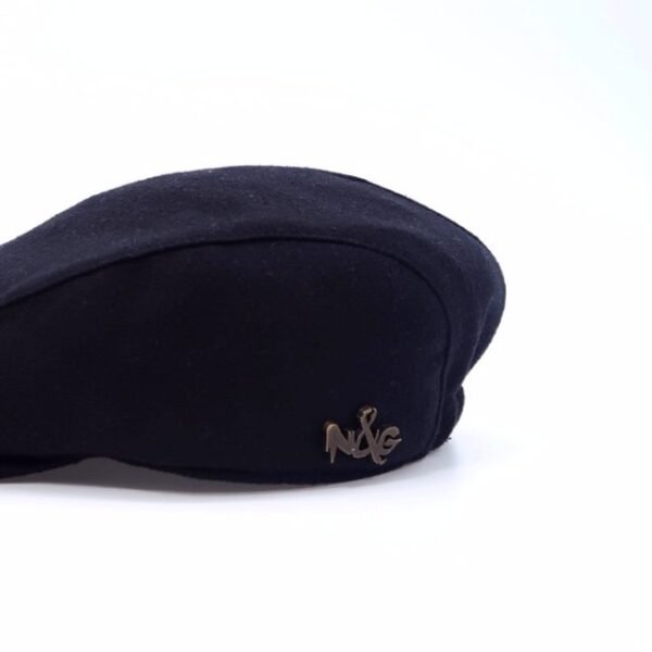 N&G Men's Ivy Cap/Newsboy Cap - Black