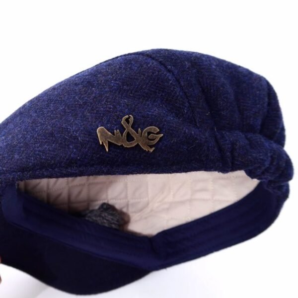 N&G Mens Ivy Cap Newsboy Cap - Navy - Nicole and Giovanni 1 N&G Men's Ivy Cap/Newsboy Cap - Navy