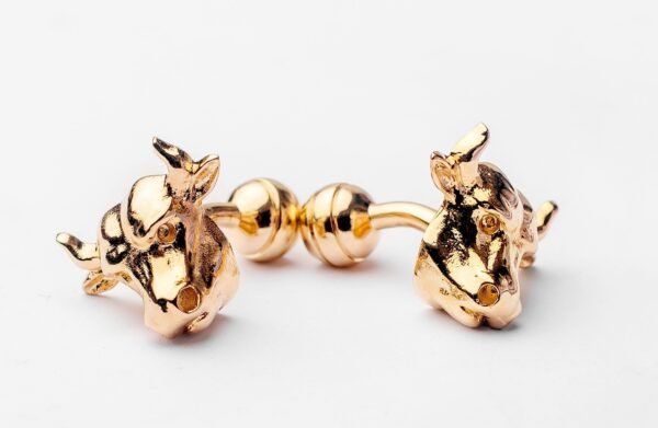 N&G Bull Head Cufflinks