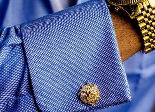 N&G Lion Head Cufflinks