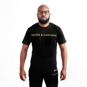 N&G TSHIRTS - nicoleandgiovanni (10) Nicole & Giovanni Logo Tshirt Male - Black