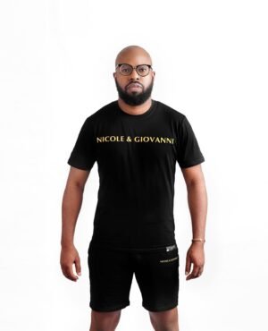 N&G TSHIRTS - nicoleandgiovanni (10) Nicole & Giovanni Logo Tshirt Male - Black