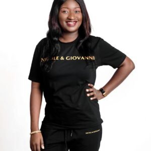 N&G TSHIRTS - nicoleandgiovanni (6) Nicole & Giovanni Logo Tshirt Female - Black