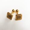 N&G PREMIUM CUFFLINKS - SILVER SQUARE