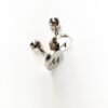 N&G PREMIUM CUFFLINKS - SILVER CIRCLE