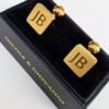 N&G PREMIUM CUFFLINKS - SILVER SQUARE