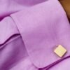 N&G PREMIUM CUFFLINKS - SILVER SQUARE