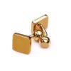 N&G PREMIUM CUFFLINKS - SILVER SQUARE