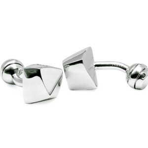 N&G PREMIUM CUFFLINKS -SILVER OCTAHEDRON N&G PREMIUM CUFFLINKS - SILVER OCTAHEDRON